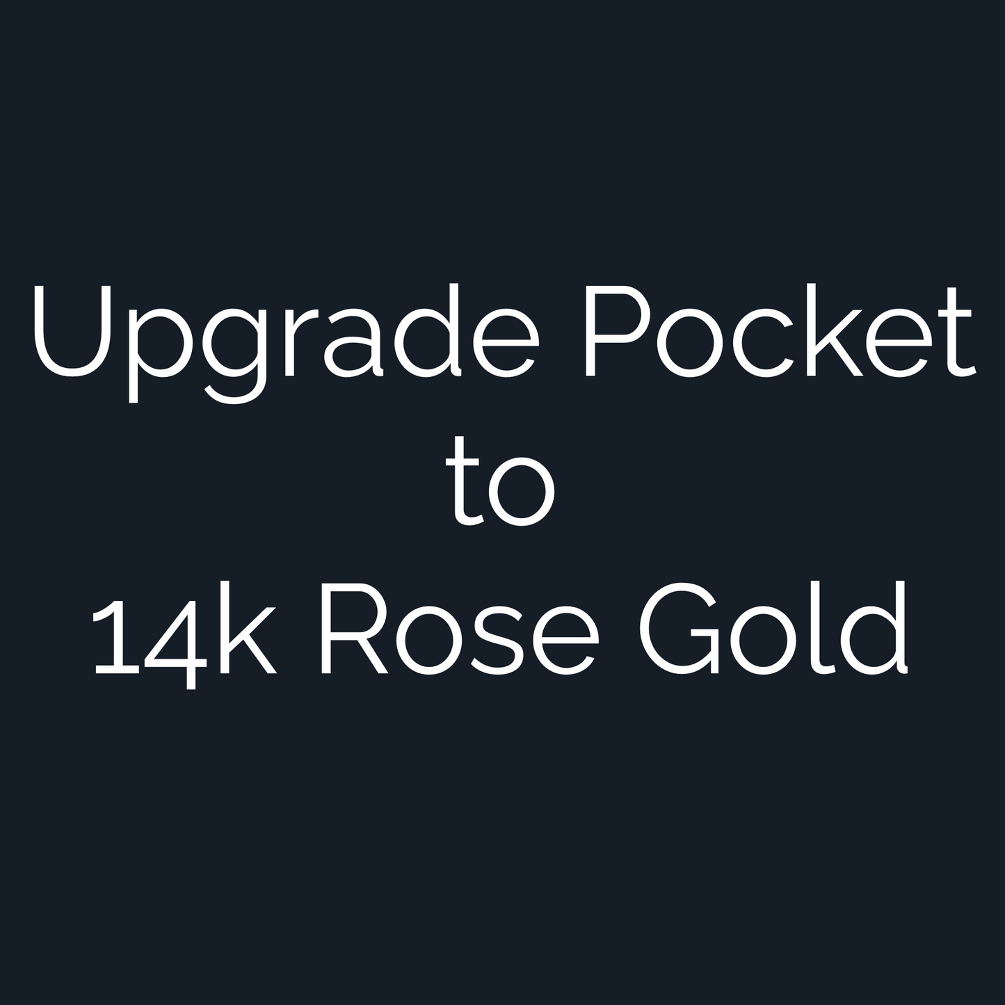 Upgrade Custom Golf Ball Marker Pocket to 14k Rose Gold — hero view showcasing polished gold finish