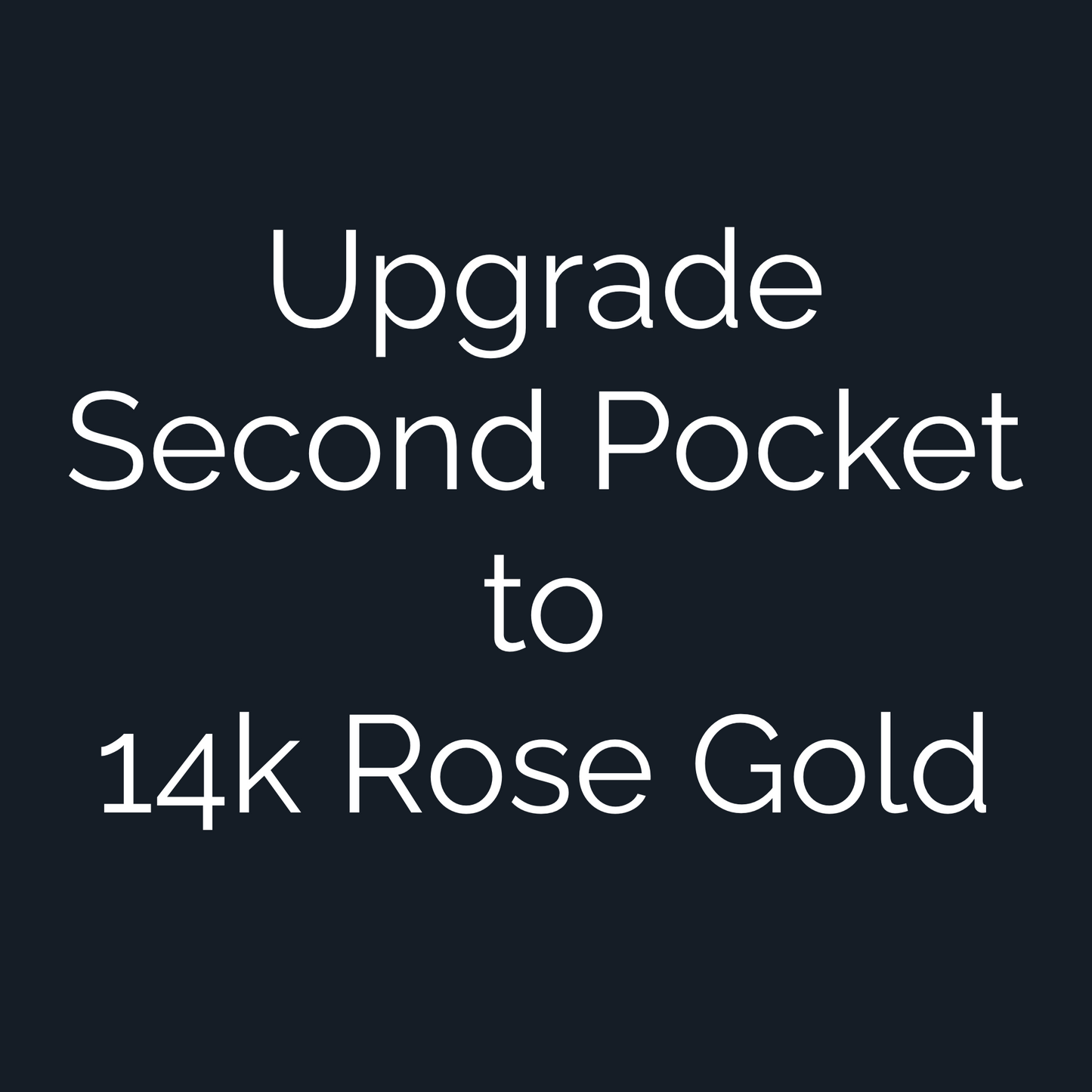 Upgrade Custom Golf Ball Marker Second Pocket to 14k Rose Gold — hero view showcasing polished gold finish
