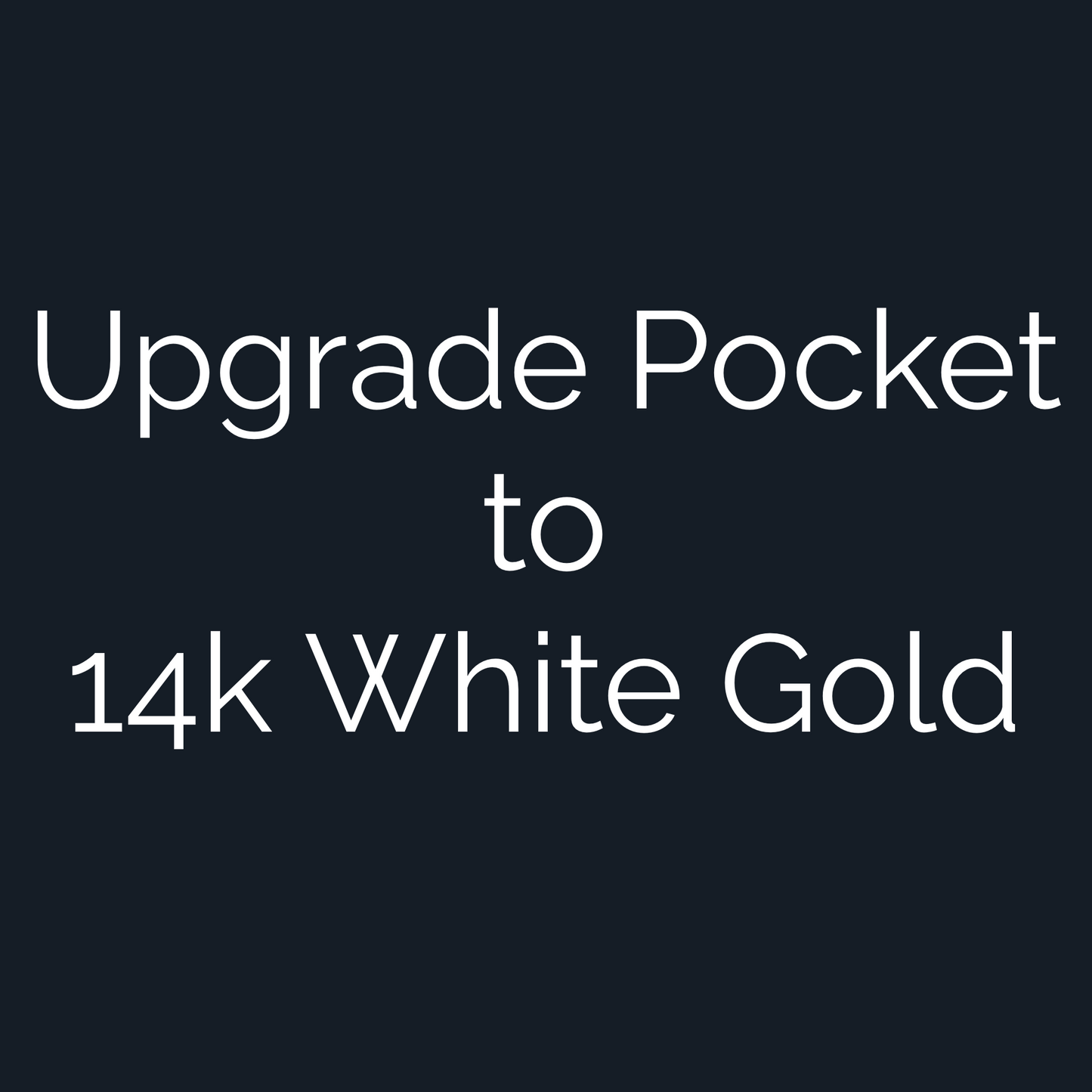 Upgrade Custom Golf Ball Marker Pocket to 14k White Gold — hero view showcasing polished gold finish