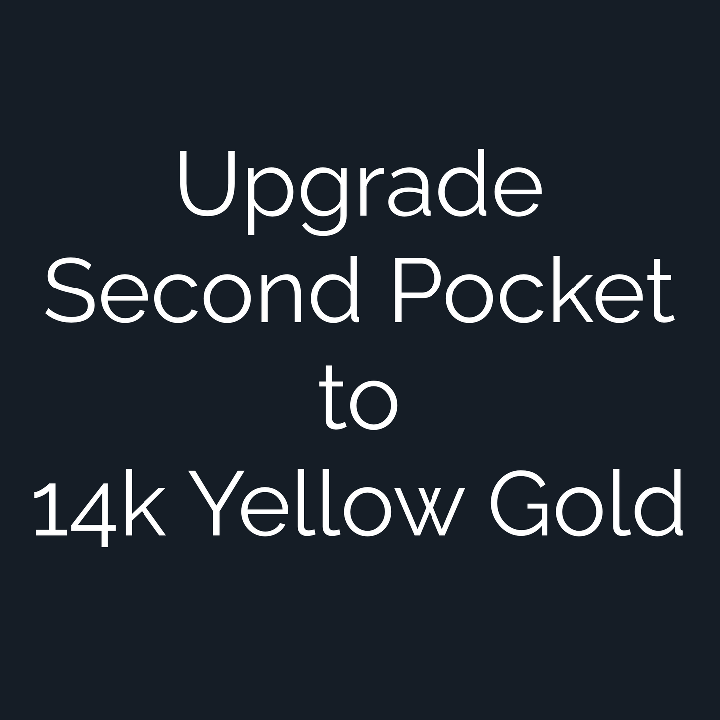 Upgrade Custom Golf Ball Marker Second Pocket to 14k Yellow Gold — hero view showcasing polished gold finish