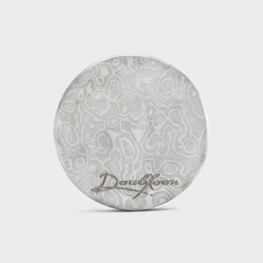 The Voodoo Golf Ball Marker — back view showing precision tungsten weight