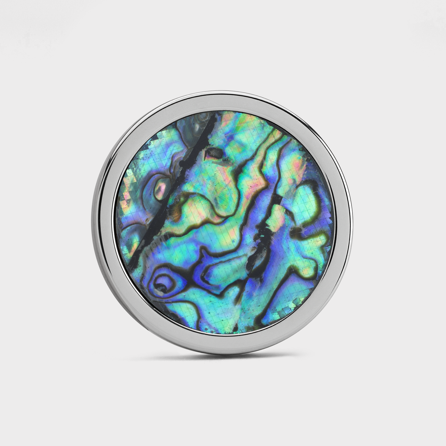 The Ocean Currents Golf Ball Marker — back view showing precision tungsten weight