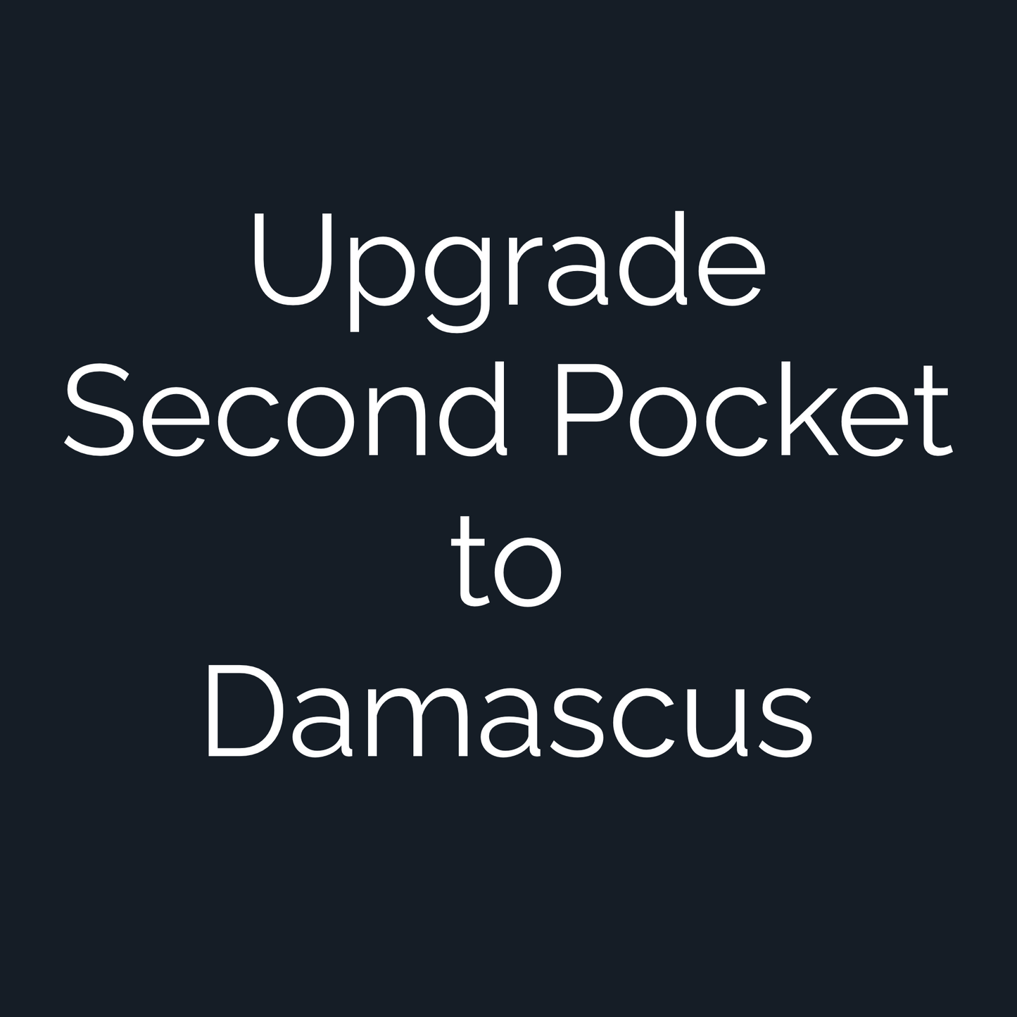 Upgrade Custom Golf Ball Marker Second Pocket to Damascus — hero view showcasing pattern-welded Damascus layers