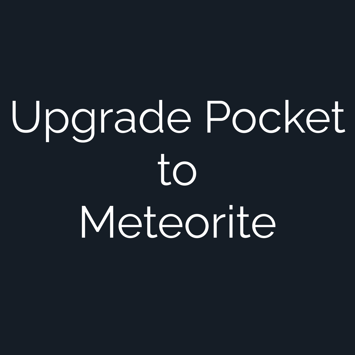 Upgrade Custom Golf Ball Marker Pocket to Meteorite — hero view showcasing Widmanstatten pattern