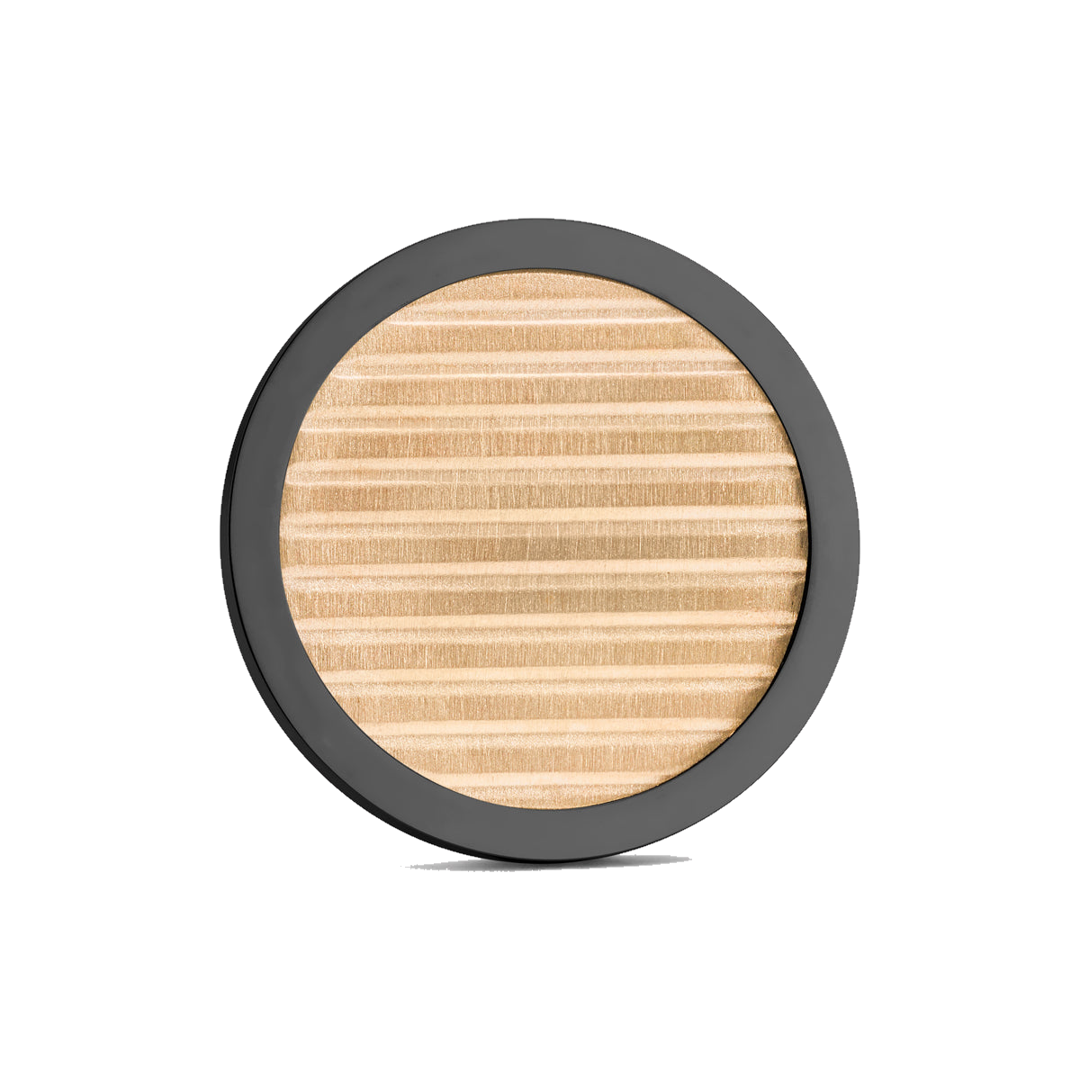 The Crevasse Golf Ball Marker — hero view showcasing gold finish
