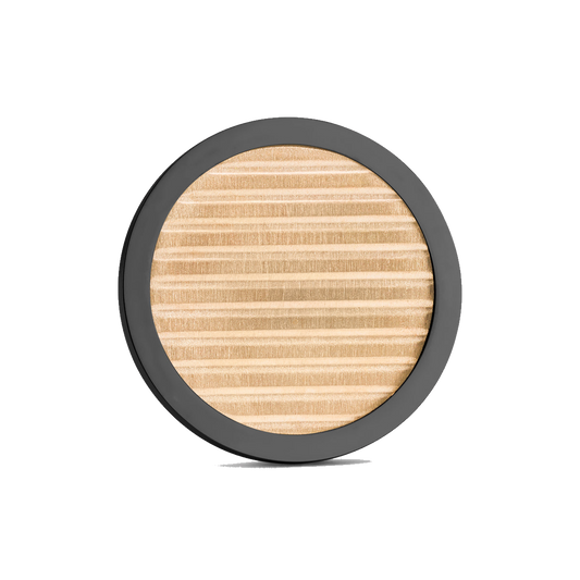 The Crevasse Golf Ball Marker — hero view showcasing gold finish