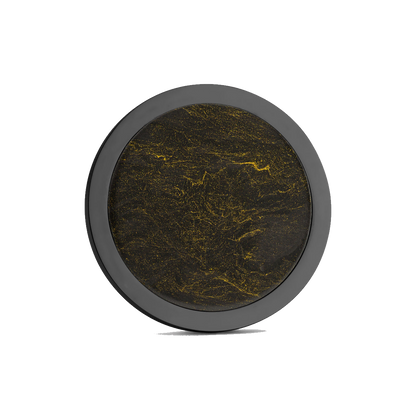 The Greyhound Golf Ball Marker — hero view showcasing woven carbon fiber pattern