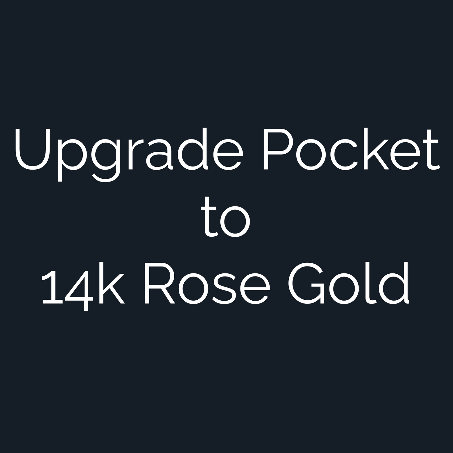 Upgrade Custom Golf Ball Marker Pocket to 14k Rose Gold