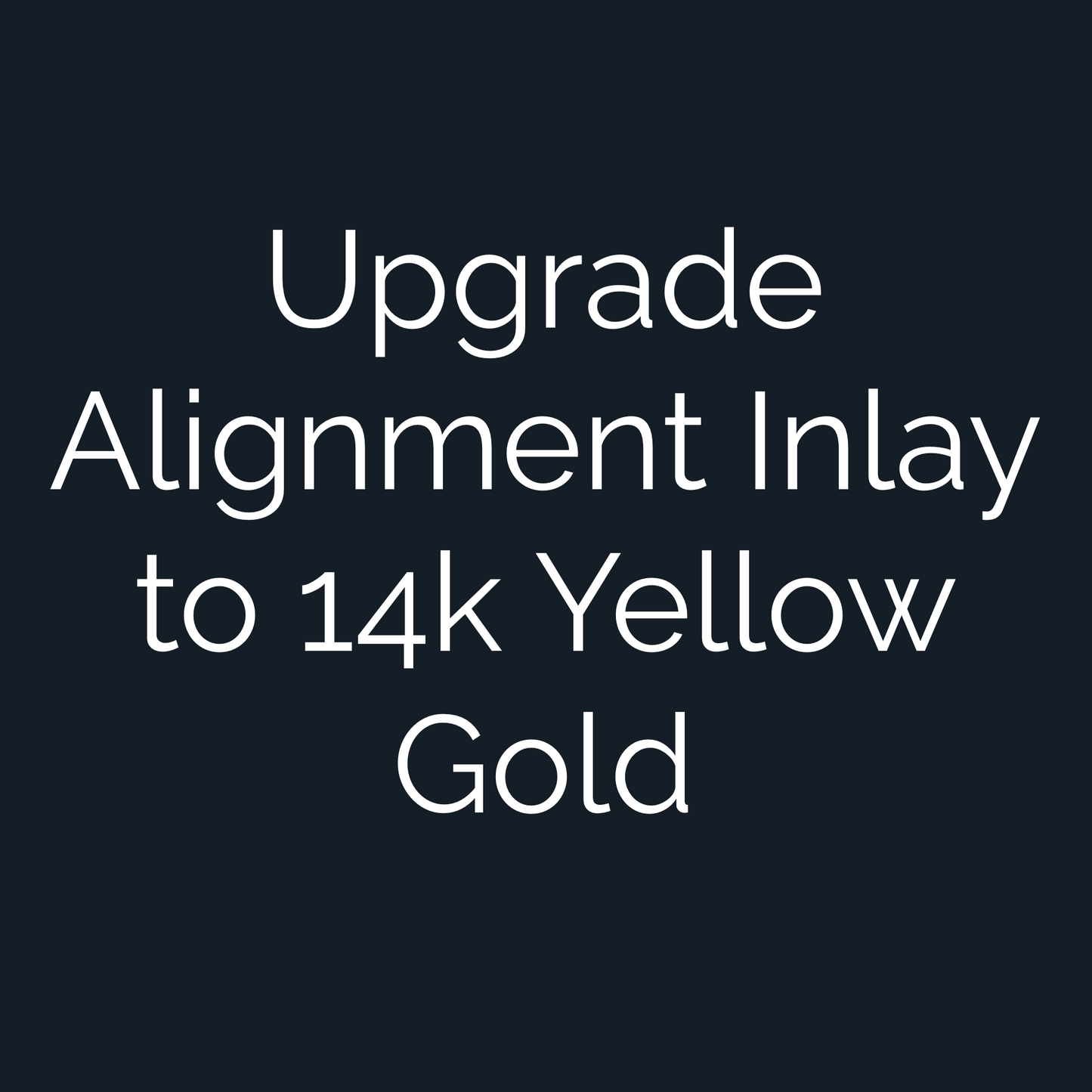 Upgrade Custom Golf Ball Marker Alignment Inlay to 14k Yellow Gold