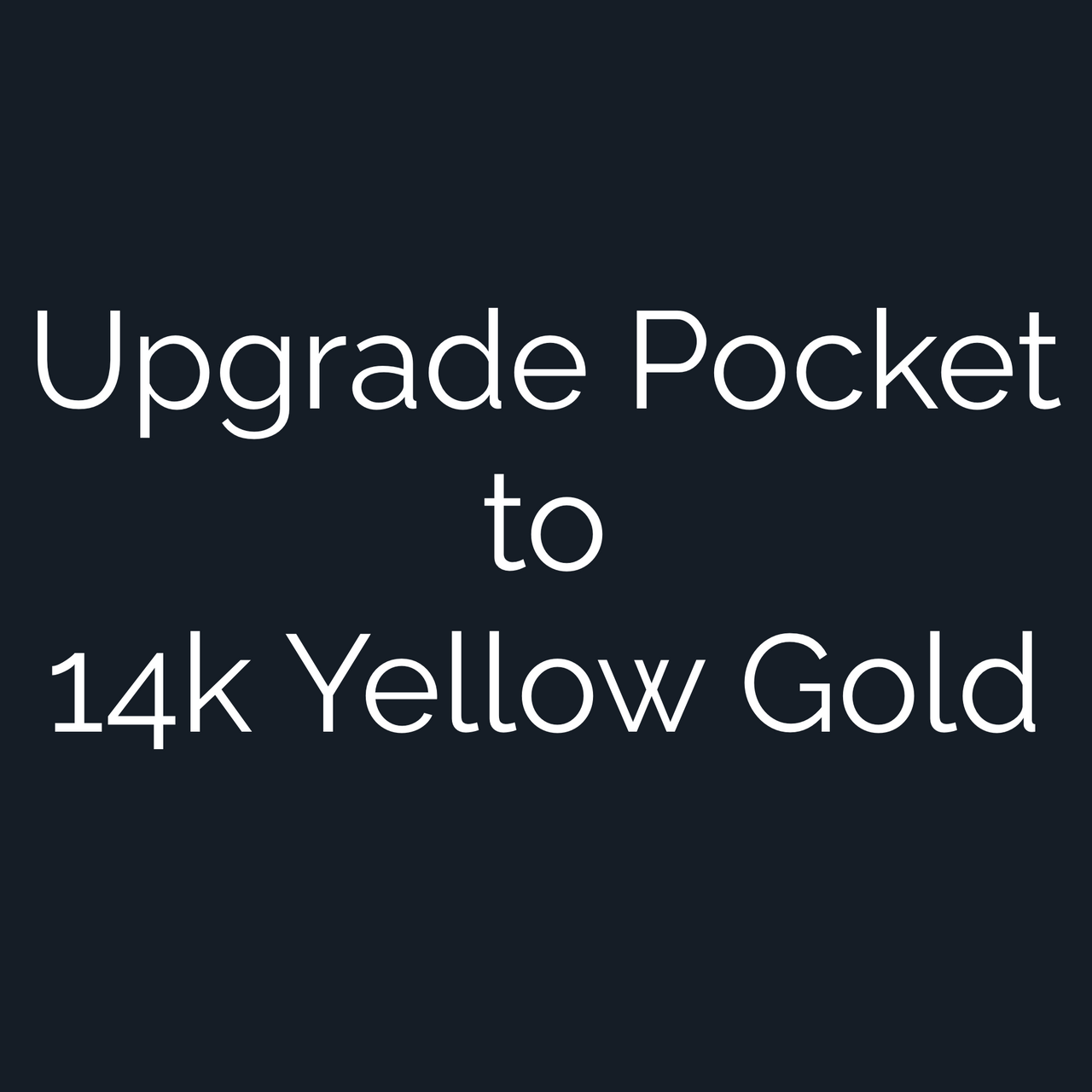 Upgrade Custom Golf Ball Marker Pocket to 14k Yellow Gold