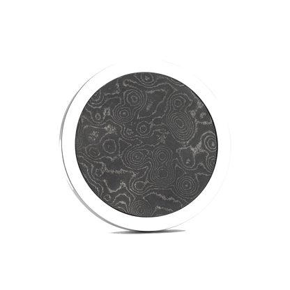 Luxury golf ball marker set in Titanium with Damascus Steel