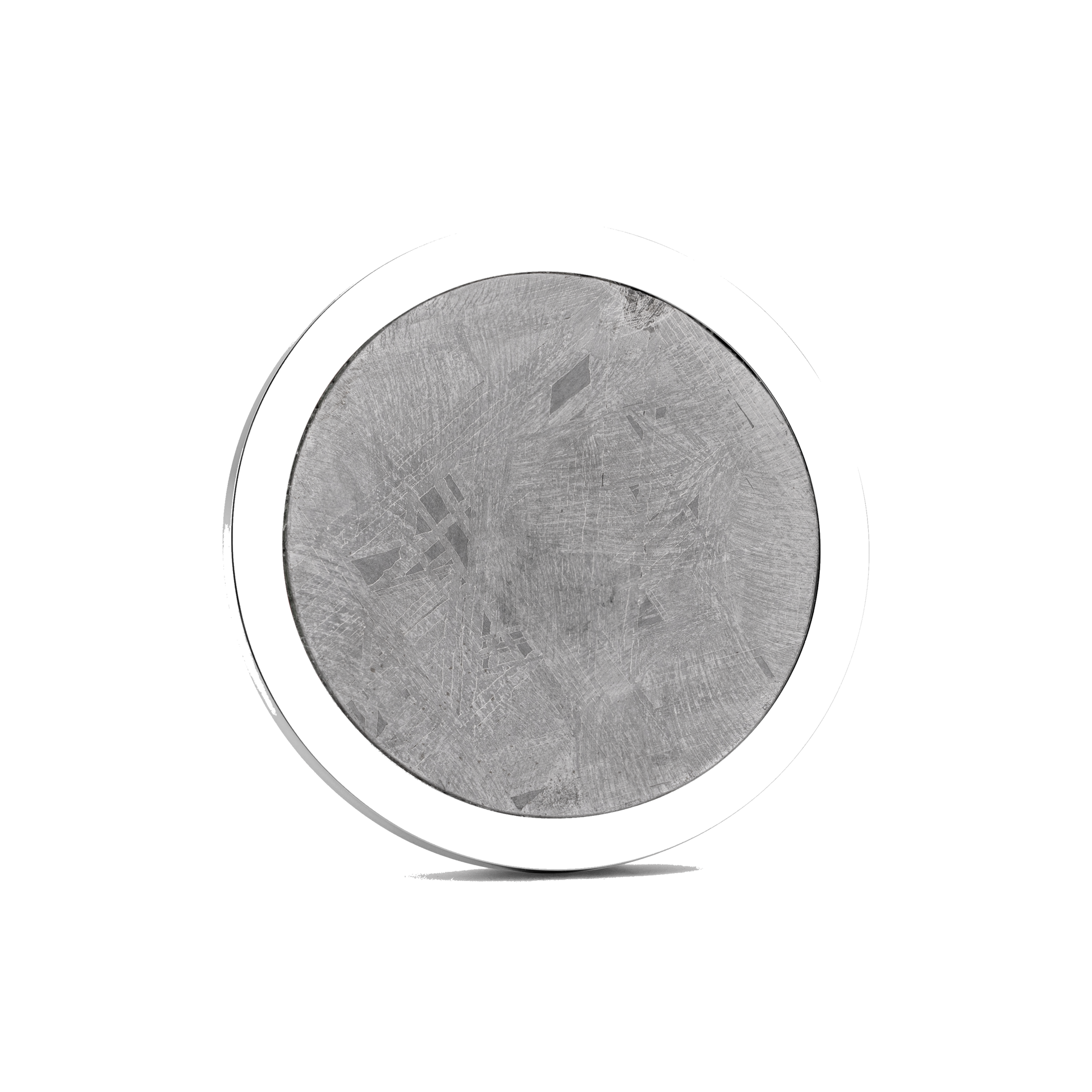 Luxury golf ball marker set in Titanium with Meteorite