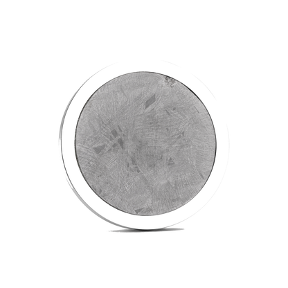 Luxury golf ball marker set in Titanium with Meteorite