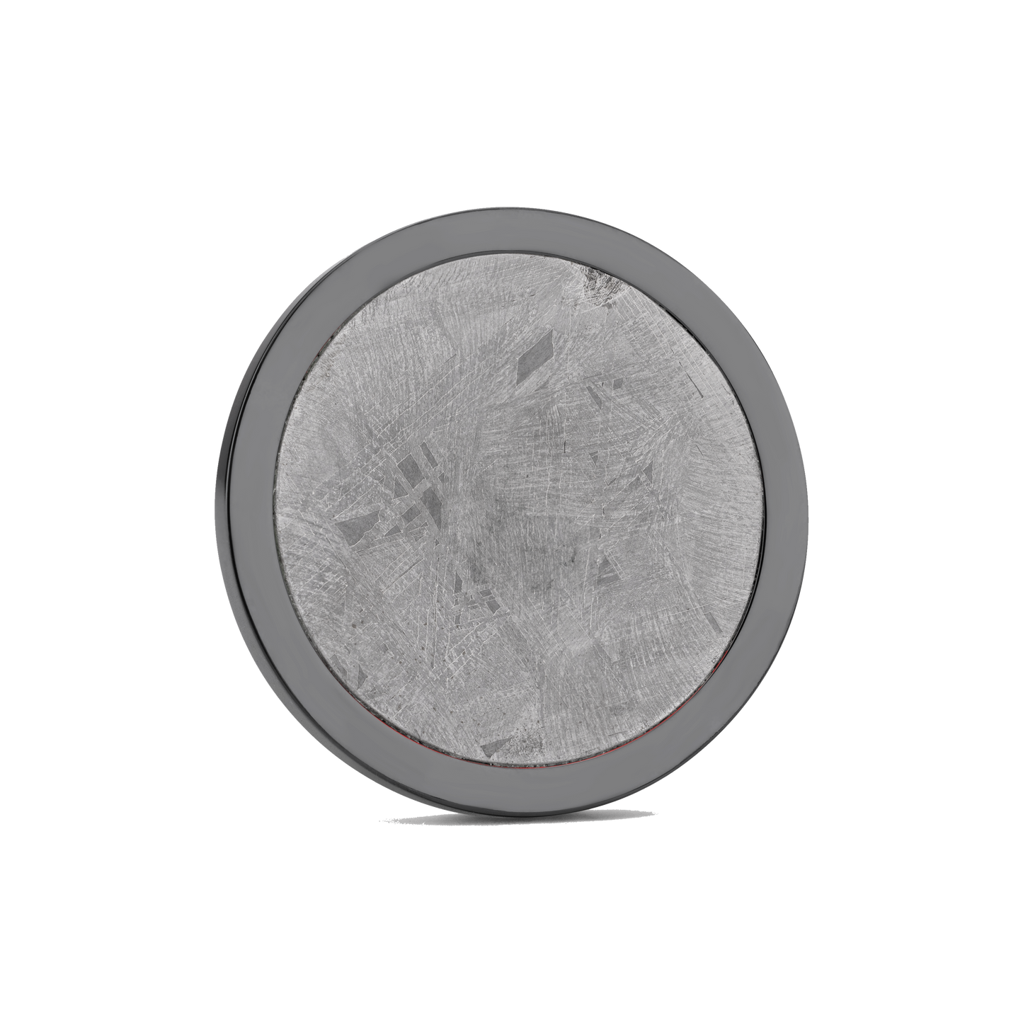 Luxury golf ball marker set in Black Titanium with Meteorite