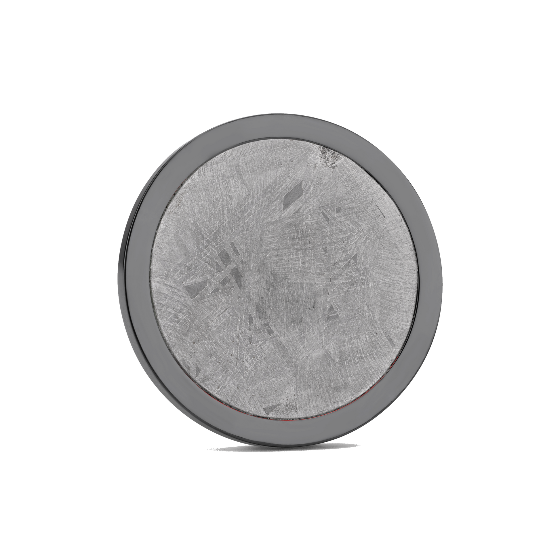 Luxury golf ball marker set in Black Titanium with Meteorite