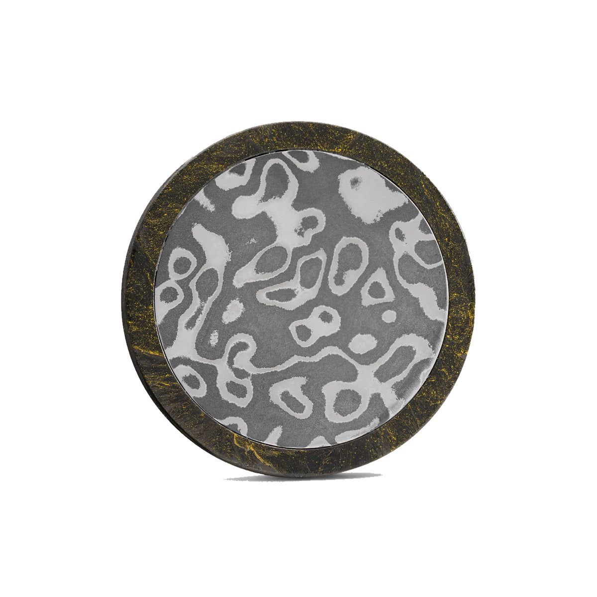 The Calico Jack Golf Ball Marker — hero view showcasing woven carbon fiber pattern
