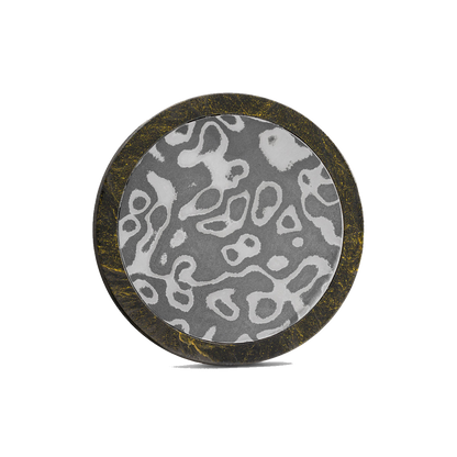 The Calico Jack Golf Ball Marker — hero view showcasing woven carbon fiber pattern