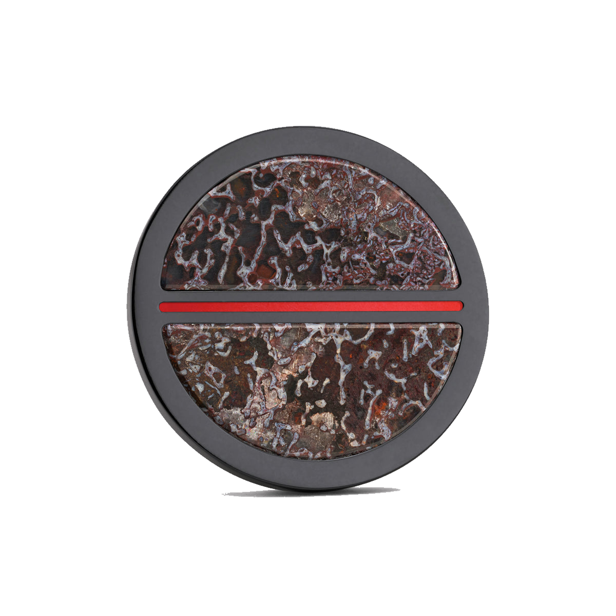 The Jurassic Golf Ball Marker — hero view showcasing fossilized cell structure
