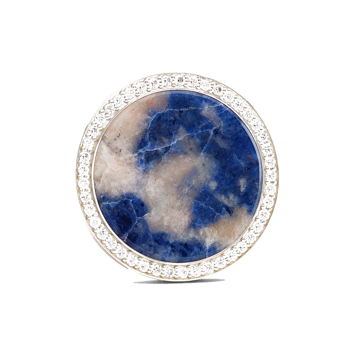 The Levasseur Golf Ball Marker — hero view showcasing brilliant-cut diamond setting