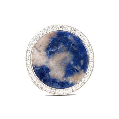 The Levasseur Golf Ball Marker — hero view showcasing brilliant-cut diamond setting