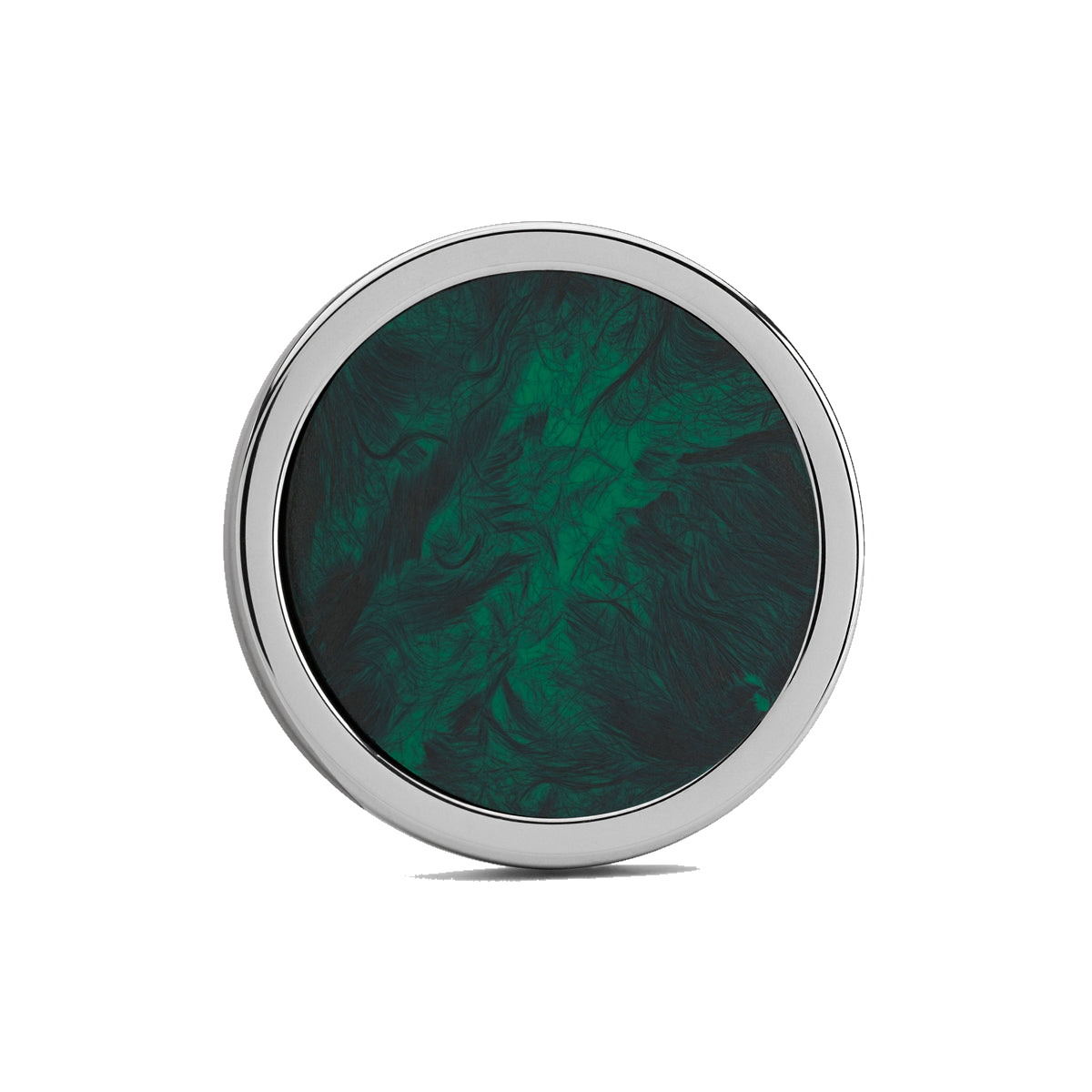 The Phantom Golf Ball Marker — hero view showcasing woven carbon fiber pattern
