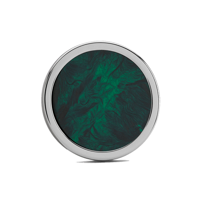 The Phantom Golf Ball Marker — hero view showcasing woven carbon fiber pattern