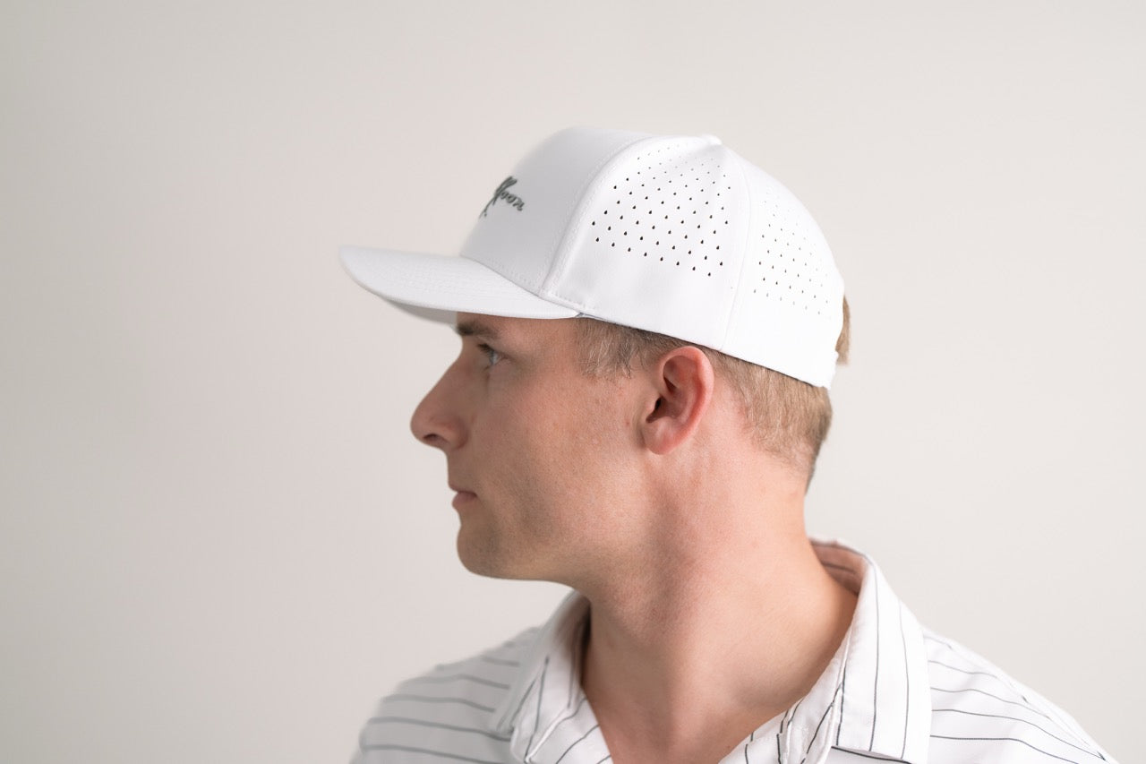 White Doubloon Golf Hat