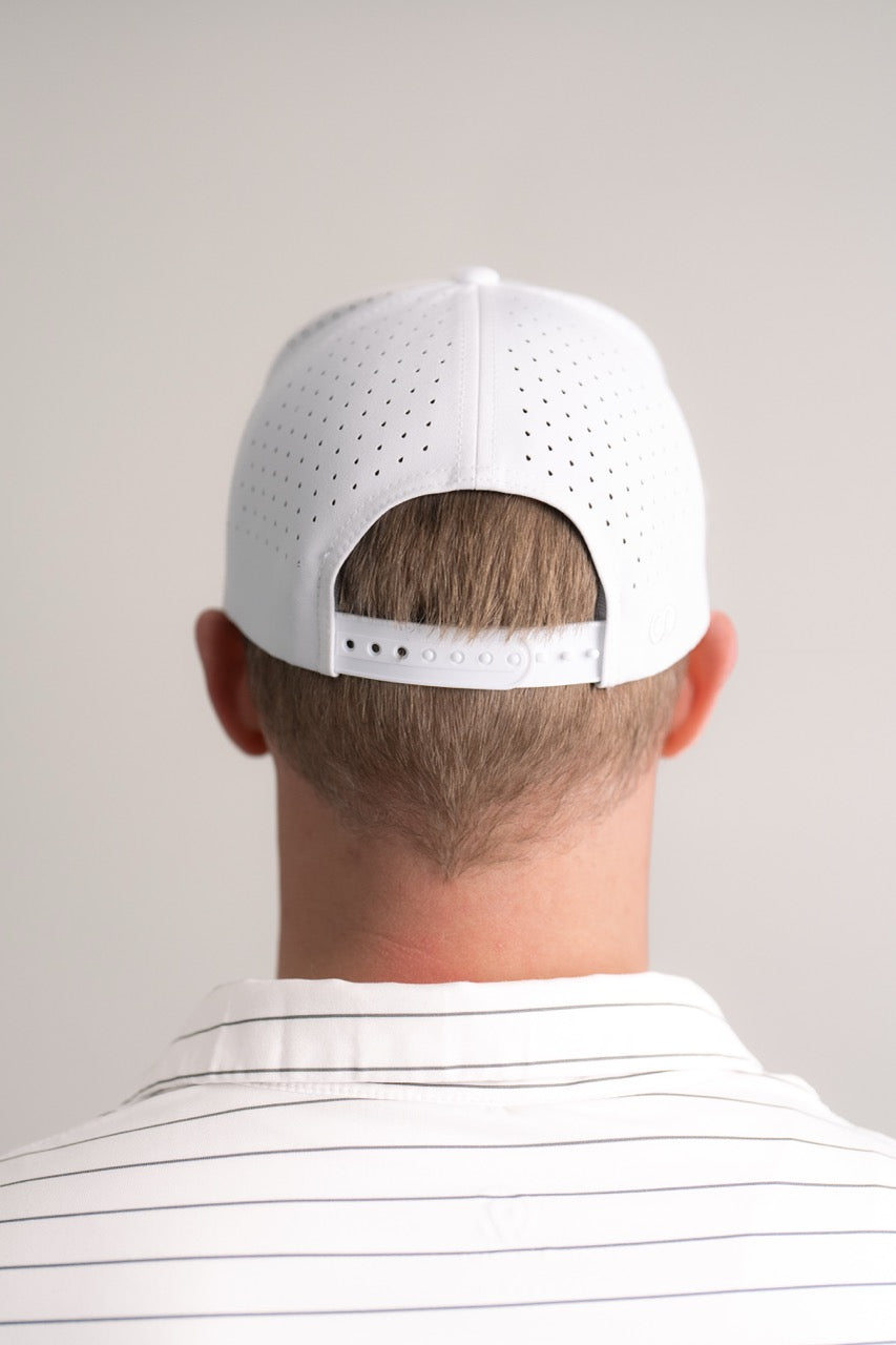 White Doubloon Golf Hat