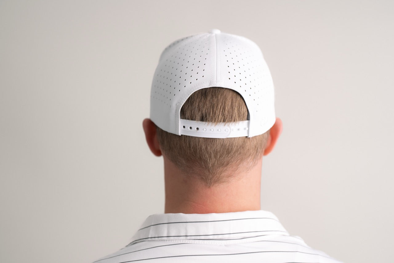 White Doubloon Golf Hat