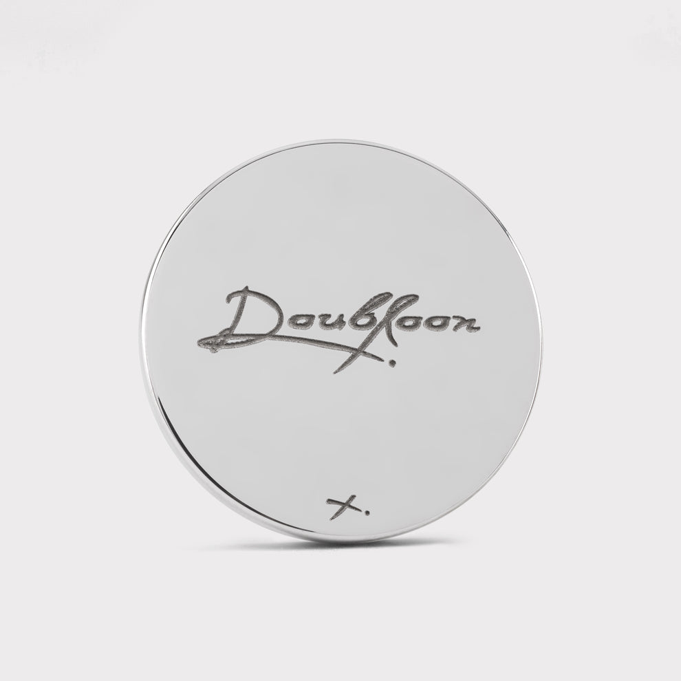 Titanium Doubloon golf ball marker