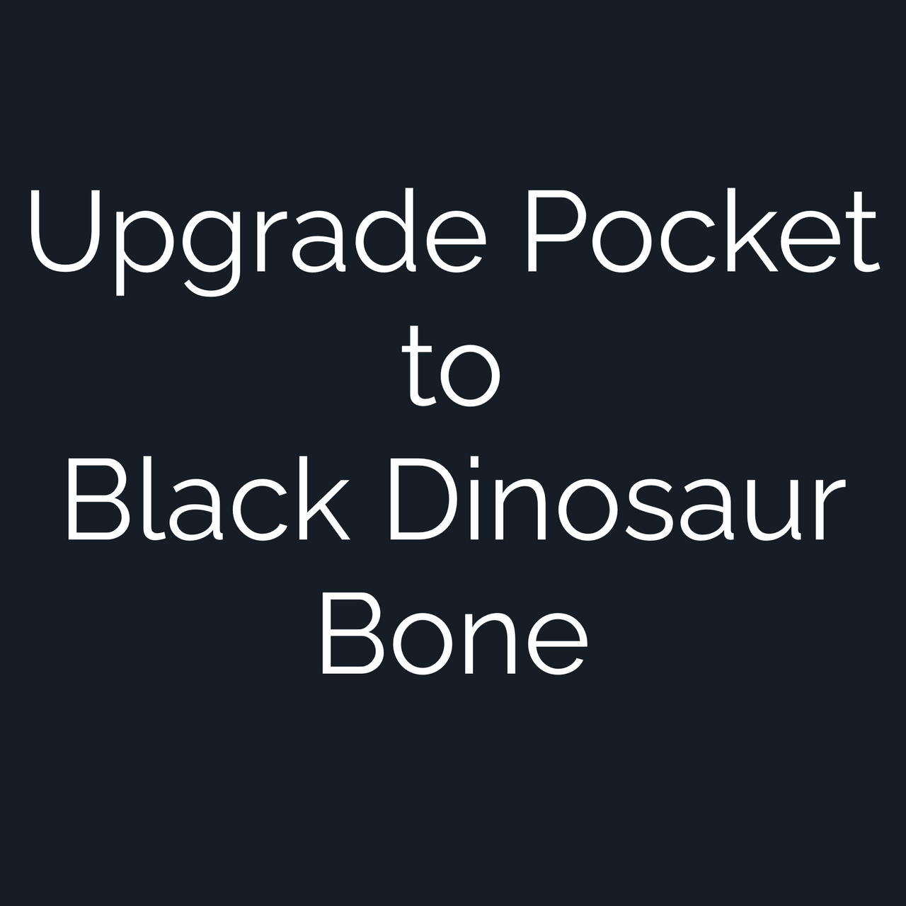 Upgrade Custom Golf Ball Marker Pocket to Black Dinosaur Bone