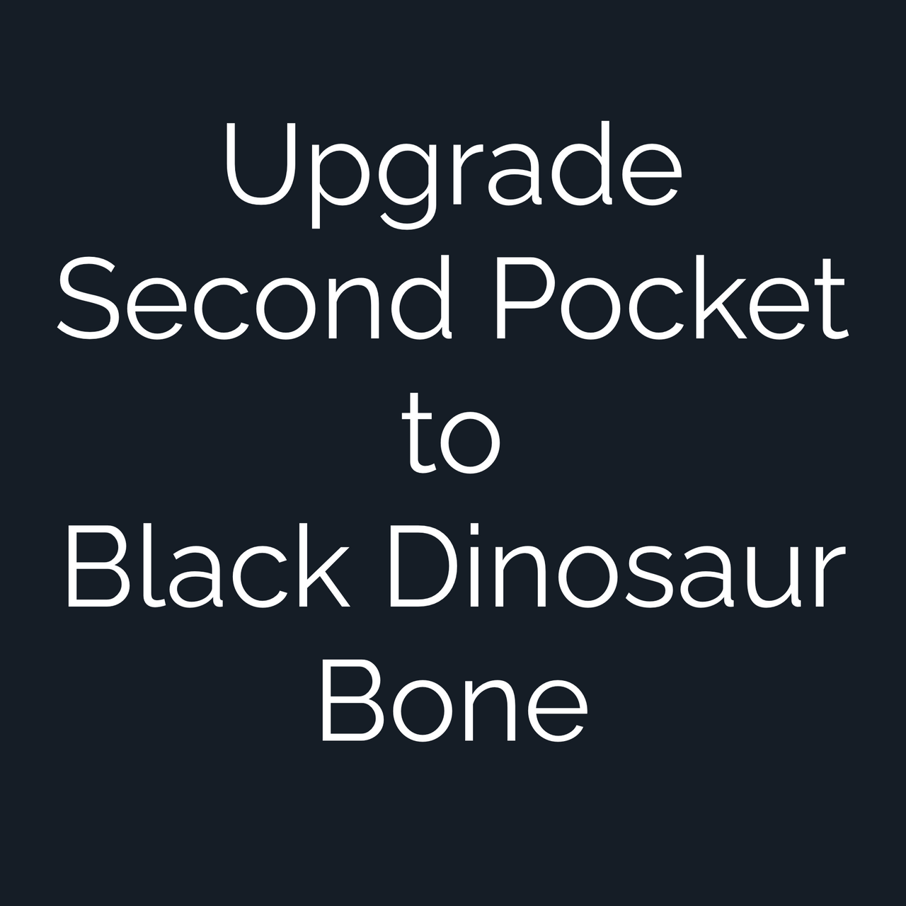 Upgrade Custom Golf Ball Marker Second Pocket to Black Dinosaur Bone