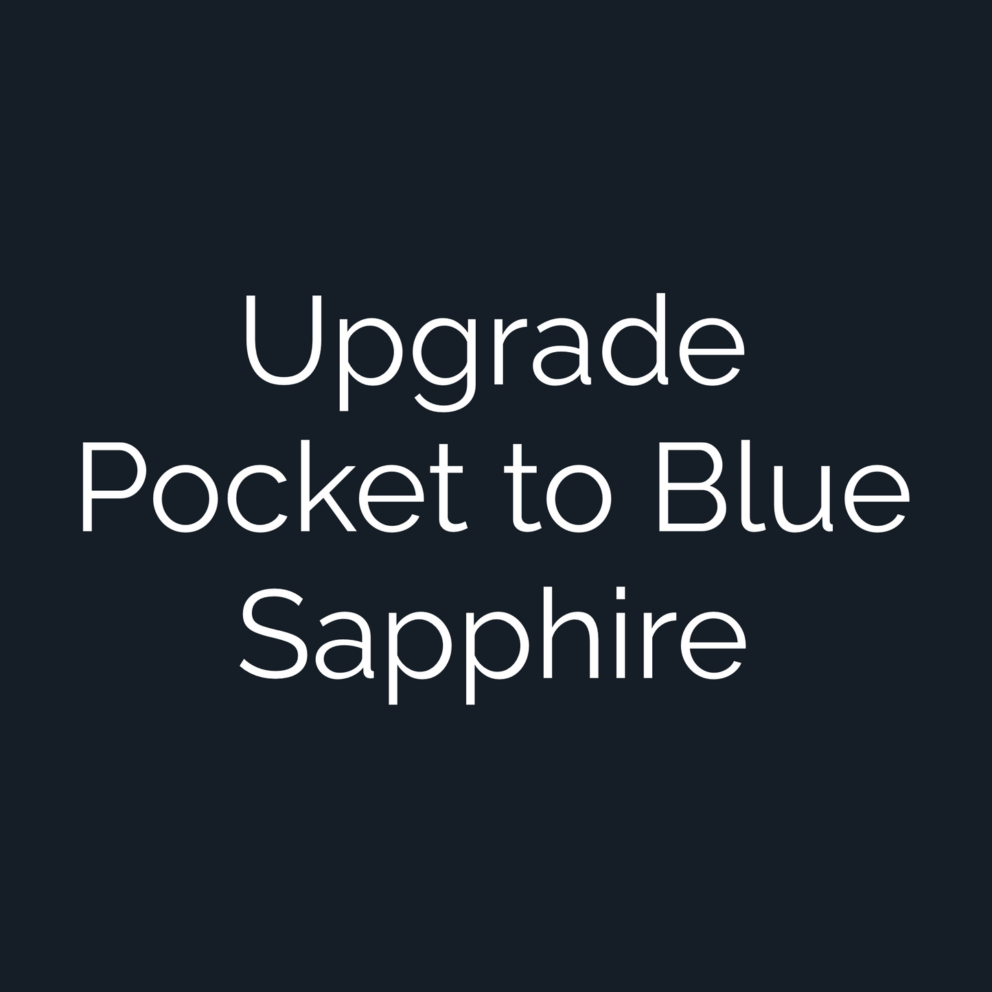 Upgrade Custom Golf Ball Marker Pocket to Blue Sapphire