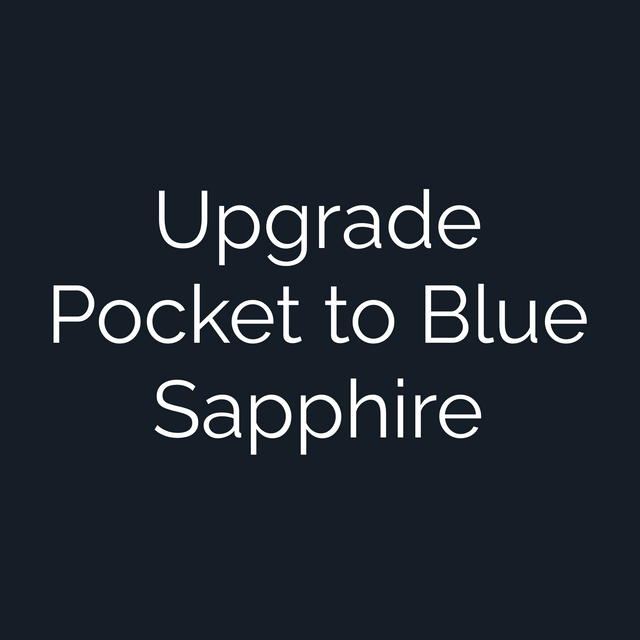 Upgrade Custom Golf Ball Marker Pocket to Blue Sapphire