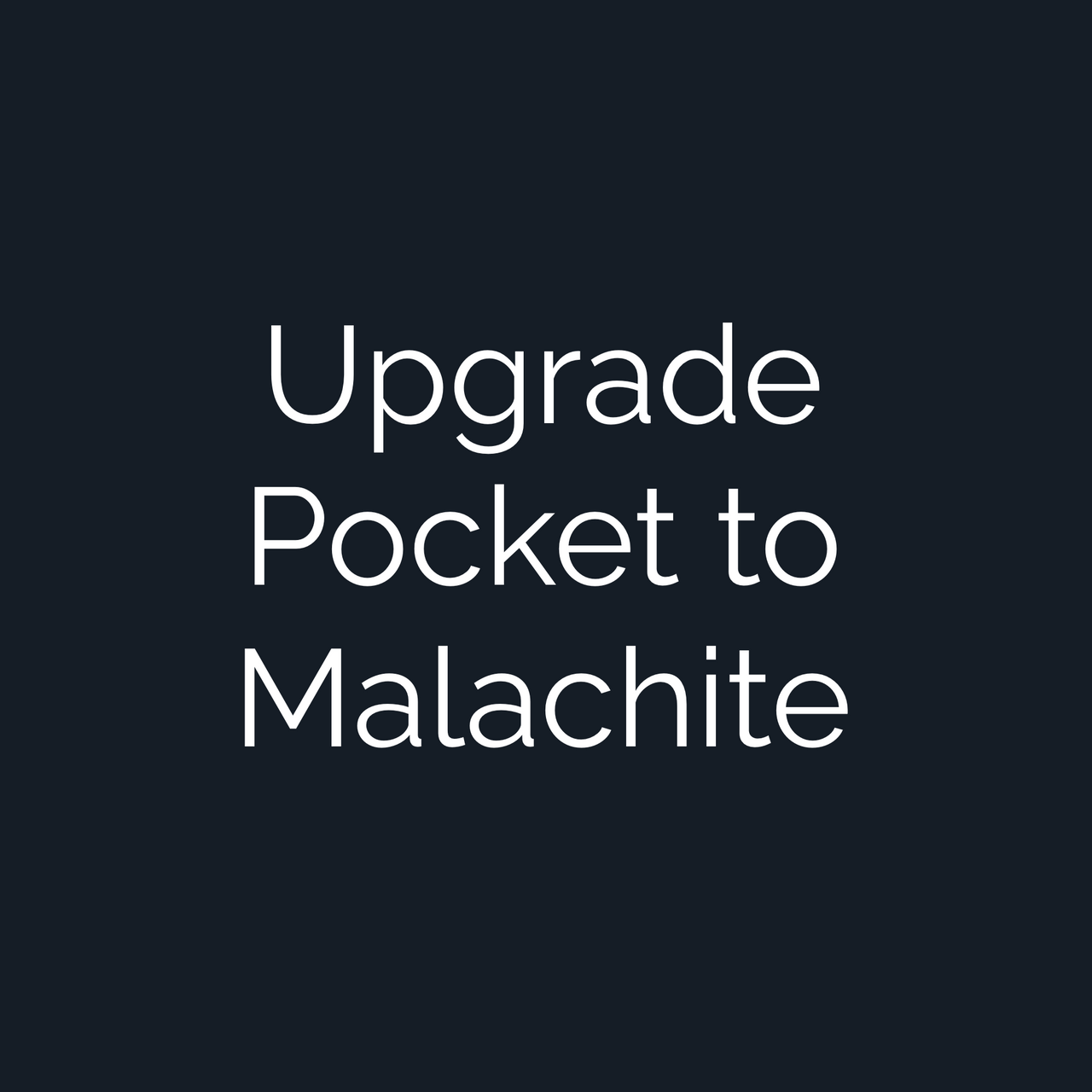 Upgrade Custom Golf Ball Marker Pocket to Malachite