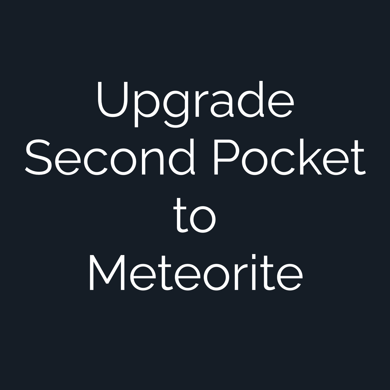 Upgrade Custom Golf Ball Marker Second Pocket to Meteorite