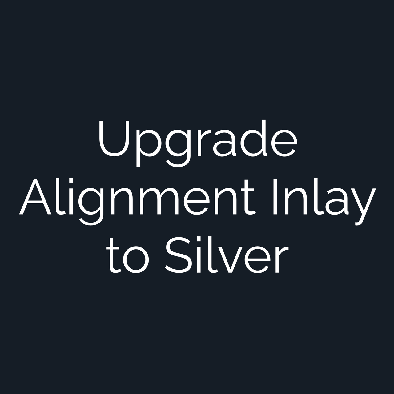 Upgrade Custom Golf Ball Marker Alignment Inlay to Sterling Silver