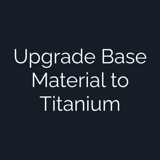 Upgrade Custom Golf Ball Marker Base Material to Titanium
