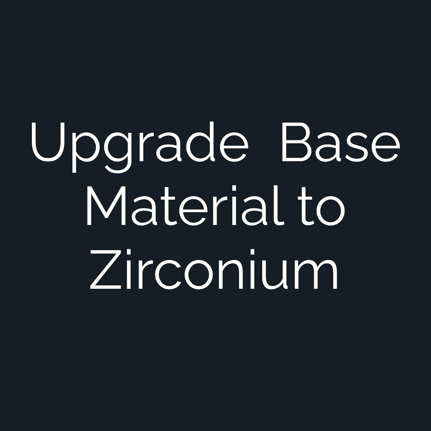 Upgrade Custom Golf Ball Marker Base Material to Zirconium