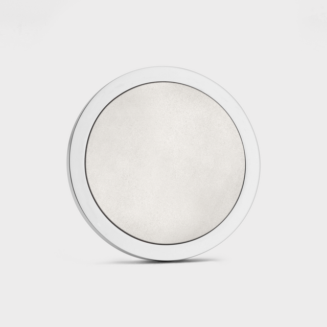 Luxury golf ball marker set in Titanium with 14K White Gold