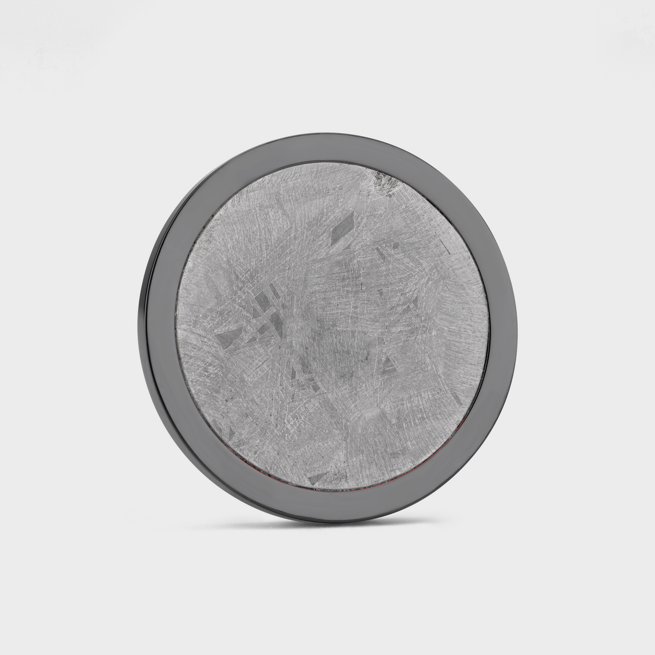 Luxury golf ball marker set in Black Titanium with Meteorite