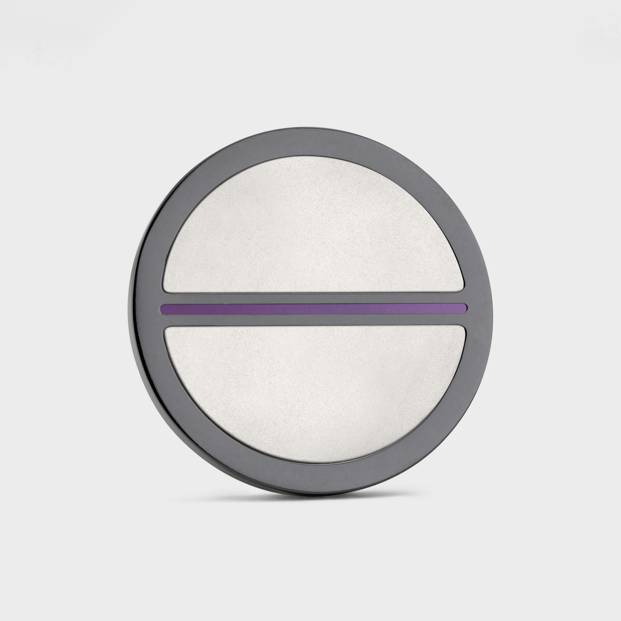 Luxury golf ball marker set in Black Titanium with White Gold