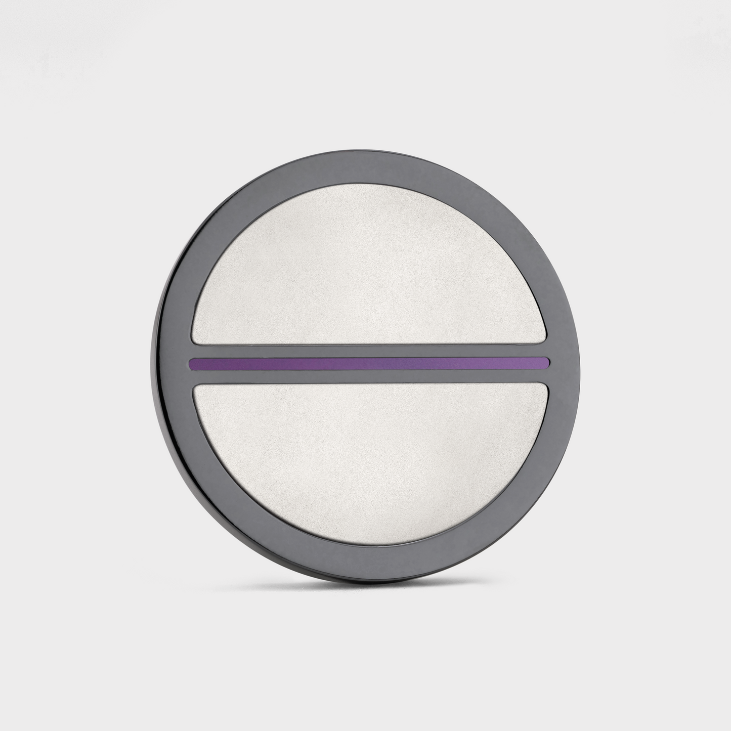 Luxury golf ball marker set in Black Titanium with White Gold